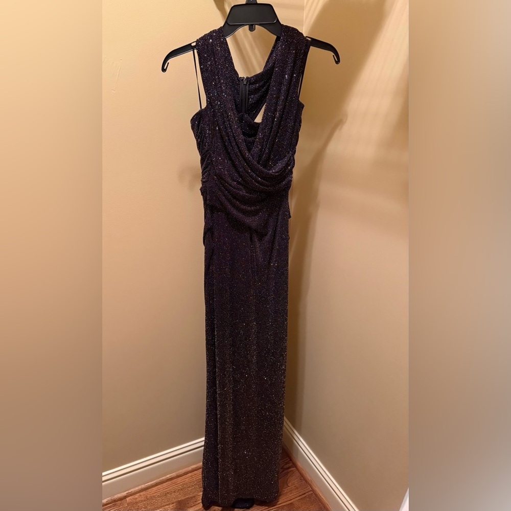 Talbot Runhof Elegant Black Evening Gown